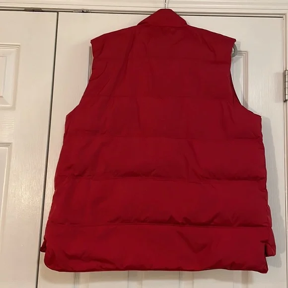 ORVIS ESSEX DUCK DOWN PUFFER VEST. Medium. Red. - Picture 3 of 7